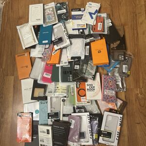 Wholesale Lot of 50+ Mixed phone cases for Android and iPhone. NEW